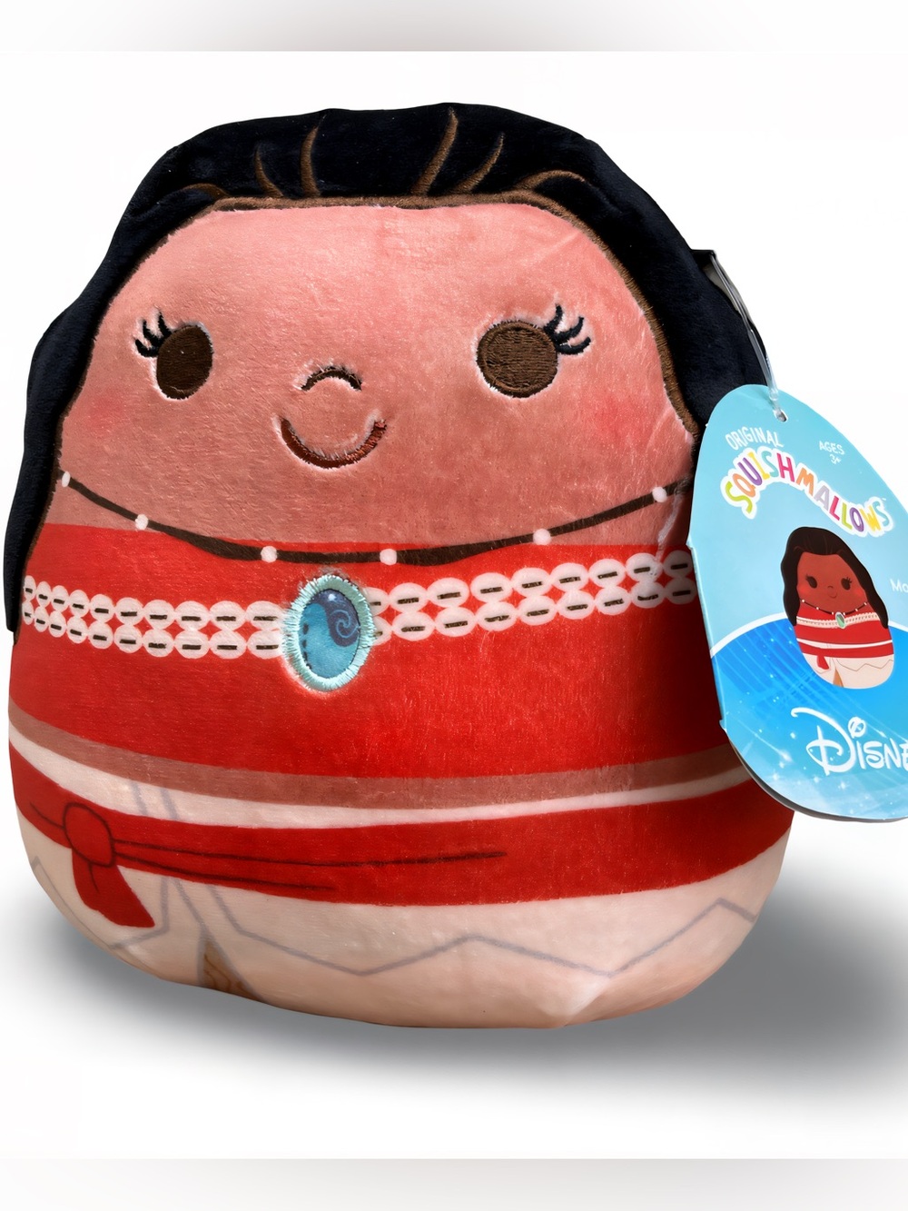 NWT 2021 Squishmallows Disney Squad Moana Plush 7.5” Original Kellytoy NWT